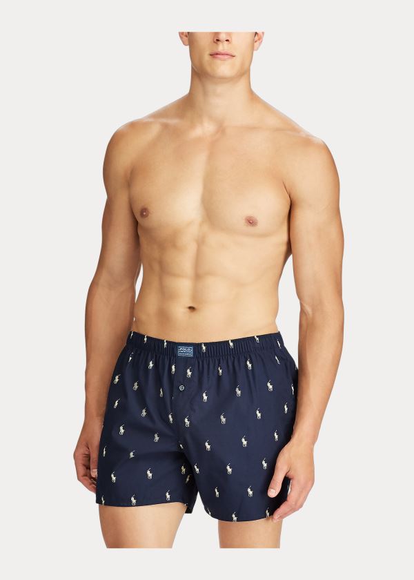 Men's Polo Ralph Lauren Allover Pony Boxers | 342675GPK